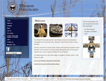 Tablet Screenshot of dev.wheatonfranciscan.org